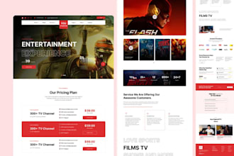 design livestreaming app and website,iptv app and website