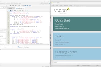 do fpga work using verilog vhdl systemc programming on quartus vivado xillinx