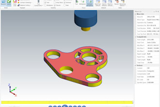do cnc programming on mastercam simens nx and solidcam for 3, 4th axis milling