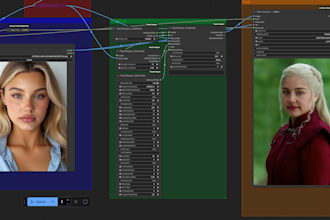 create an ai influencer comfyui workflow for images and nsfw support