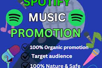 create ads to promote your spotify music, single and album