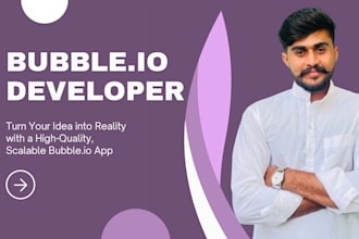 develop bubble io apps, mvps, saas, crms,  integrations