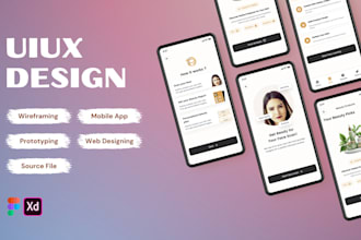 design stunning web and mobile app UI UX with wireframe and prototype in figma