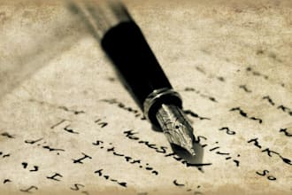 write a handwritten letter for you