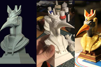 do 3d print and paint, ship your 3d model, miniature warhammer40k board game