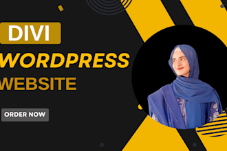 design a professional divi wordpress website or customize the divi theme