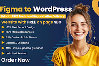 develop figma to customizable wordpress theme, xd to wordpress theme