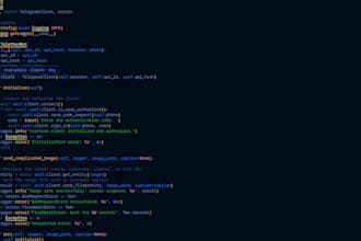 telegram bot using telethon or pyrogram
