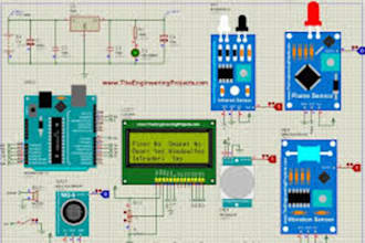 do arduino programming and proteus, tinkercad, wokwi simulation