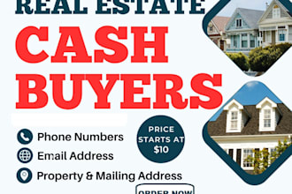 provide cash buyers and motivated seller leads with skip tracing