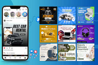 do social media post, facebook ad creative, ad image, instagram post, ad desing