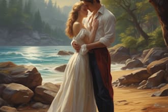 design illustrated romance book cover design for amazon
