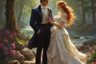 make beautiful professional romance book covers