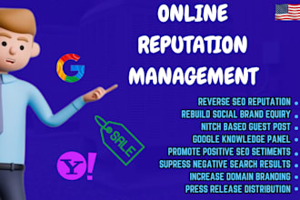 protect online reputation as your SEO manager and rebuild brand equity