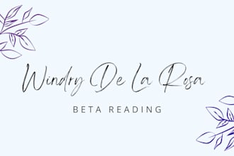 beta read your novel and ebook in english or spanish