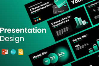 design business powerpoint presentation and pitch deck