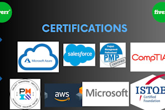assist you to get microsoft azure comptia pmp AWS scrum certifications