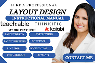 do ebook typesetting and design, book page layout design, picture book for KDP