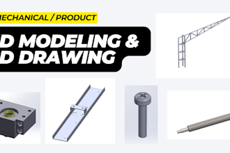 3d modeling and 2d engineering drawing in solidworks