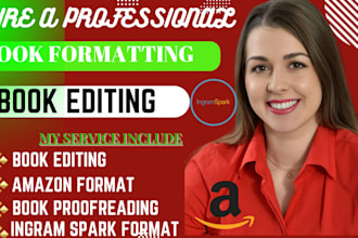 do amazon kdp book formatting ingram spark editing proofreading lulu layout