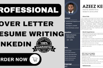 write and upgrade your resume cover letter cv linkedin