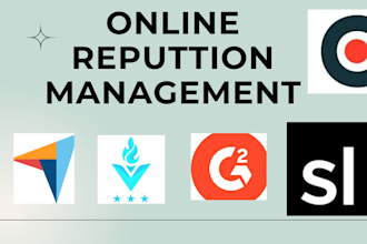 do online reputation management  ORM on capterra, clutch, sort list, g2