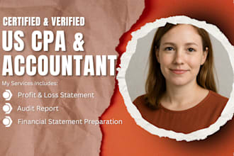 review and audit financial statement as US CPA, audit profit and loss, CPA audit