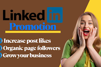 grow your linkedin page to gain followers and post likes
