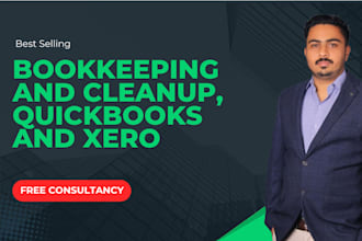 do bookkeeping and cleanup, quickbooks and xero