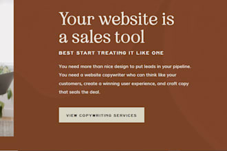 be your content writer for website copywriting