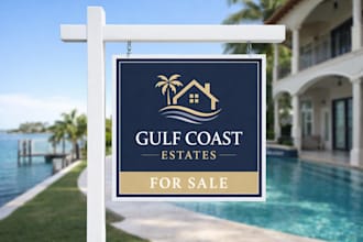 design a luxury real estate logo