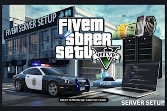 fivem server setup, customization for gta v rp, dayz server setup, arma 3, rust