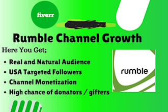 do rumble video promotion usa followers