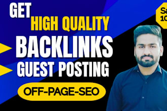 do high quality dofollow SEO backlinks, guest posts to skyrocket your website