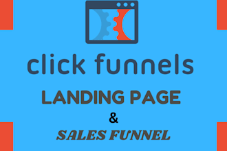 design clickfunnel sales funnel landing page