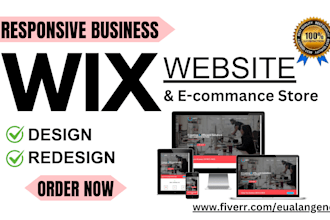 do wix website design, wix ecommerce, wix redesign, wix online store