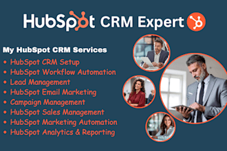 be your hubspot CRM expert setup hubspot crm workflow marketing automation