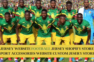 build a high converting shopify jersey store custom features sport accessories