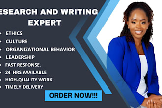 write unique content on ethics, organization behavior, leadership and culture