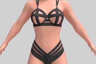 produce second life character, second life mesh, second life animal, rigging