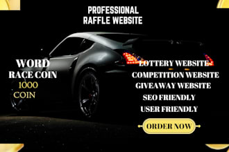 design legal raffle website competition website giveaway website