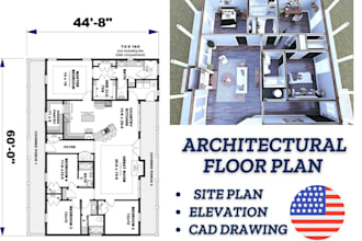 design 2d 3d architectural floor plans and mep drawings using autocad