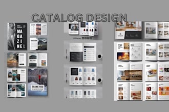 design product catalog, catalogue, brochure, magazine layout, lookbook, brochure