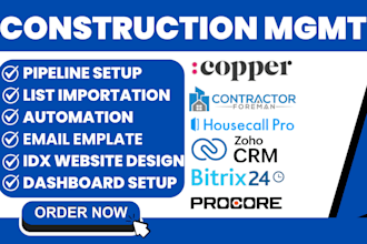 copper crm housecall pro zoho jobnimbus bitrix24 quickbooks invoicing automation