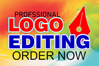 redesign, revamp, edit or modify your current logo
