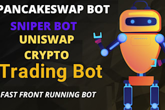create kucoin bot, coinbase bot,pancakeswap bot and uniswap bot
