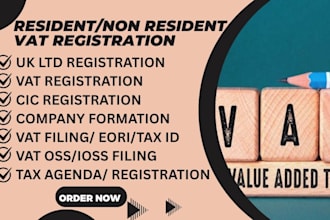 do company registration, vat number compliance in italy germany spain cyprus