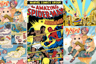 design retro vintage comic book vintage retro illustration art style