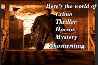 ghostwrite thriller stories, crime, and murder mystery novels