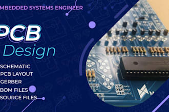 do custom electronics pcb circuit design schematic esp32 programming iot project